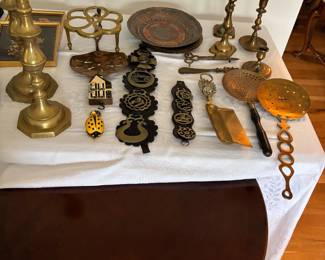 Vintage and Antique brass and copper home decor