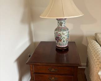 Side table and lamp