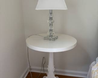 Side table and lamp