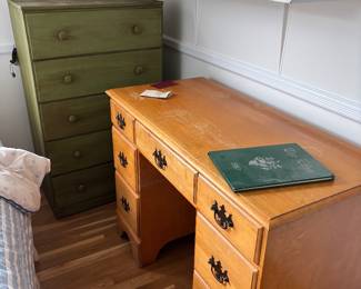 vintage oak desk