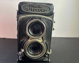 Vintage Minolta Autocord TLR Medium Format Camera with Rokkor 75mm f3.5 Lens