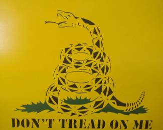 Handcrafted Gadsden Flag