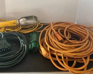 Extension Cords, Trouble Light Cord Connector Accessory Lot