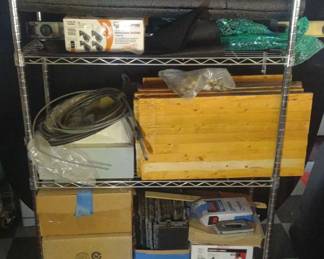 4 Tiered Wire Metal Cart Mystery Lot