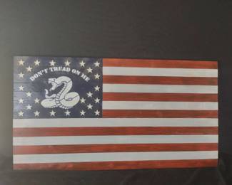 Handcrafted GadsdenAmerican Flag