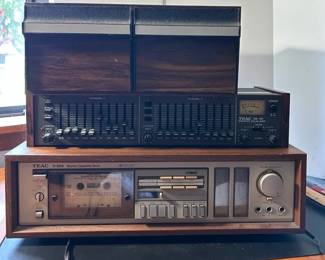 Teac Stereo Cassette Deck And Teac Graphic Equalizer