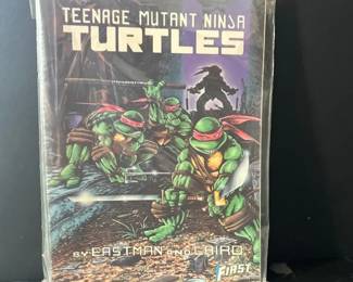 Teenage Mutant Ninja Turtles Graphic Novel No. 9 1988 Fourth Printing Eastman Laird