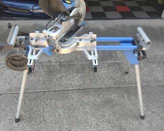 Kobalt 7.25 Inch Miter Saw And Portable Stand
