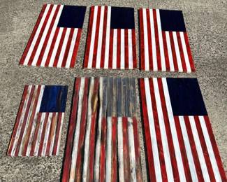 Unfinished Projects American Flags