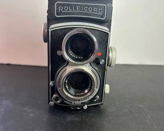 Vintage Rolleicord Twin Lens Reflex Camera with Schneider Xenar Lens Made in Germany
