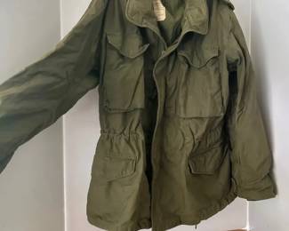 Authentic U.S. Army M65 Field Jacket with Removable Liner 1984 Military Issue