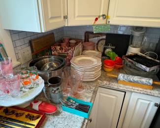 Packed kitchen