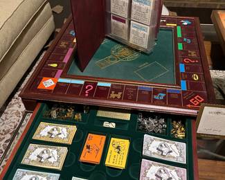 Collectible edition Monopoly Board - never used. Comes with certificate of authenticity. $60
