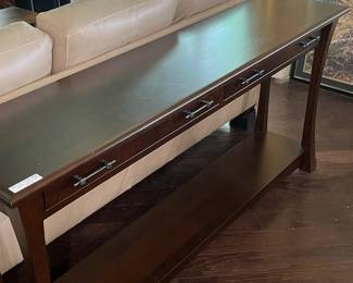 Sofa Table - solid maple, custom Amish made 72” L - $350