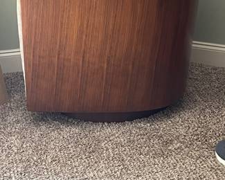 West Elm swivel chair - side view