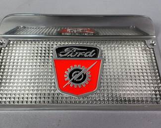 Vintique Inc. Restoration Street Rod Reproduction Step Plate With Ford Emblem, 8C-16400-S