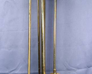 Brass Elephant Fireplace Tool Set, Includes Broom, Shovel, And Log Tongs