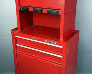 Craftsman 3Pc Rolling Tool Chest, Total Approx Meas. 53" x 27" x 14"