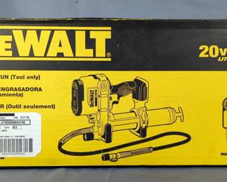DeWalt 20V Cordless Grease Gun, Model DCGG571B, In Original Box