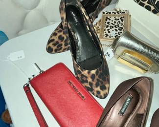 "ALEX MARIE" SHOES & "MICHAEL KORS" RED WALLET