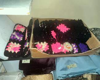 BOX OF GRANNY SQUARES