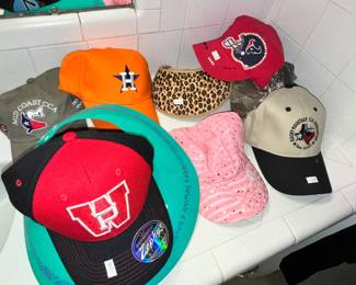 LADIES CAPS -PATTI WELDER, ASTROS, TEXANS, MORE