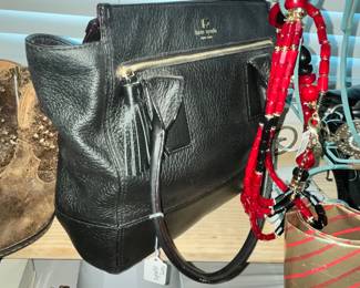 BLACK "KATE SPADE" PURSE
