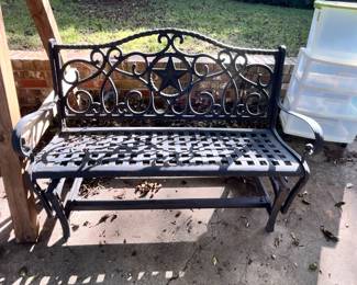 TEXAS STAR PORCH GLIDER