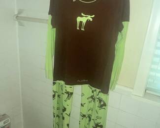 "LAZY ONE" MOOSE PAJAMAS
