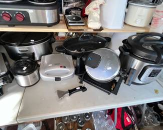 INSTANT POT, WARING BELGIAN WAFFLE MAKER, CUISINART