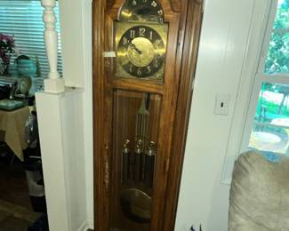 WONDERFUL & WORKING - PEARL GRANDFATHER CLOCK! 