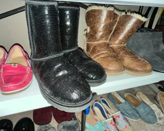 BLACK "BLINGY" BOOTS
