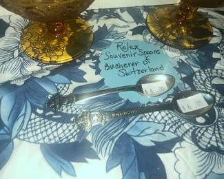 ROLEX SOUVENIR SPOONS - BUCHERER OF SWITZERLAND