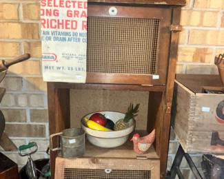 MORE CROCK BOWLS, TATER & ONION BIN