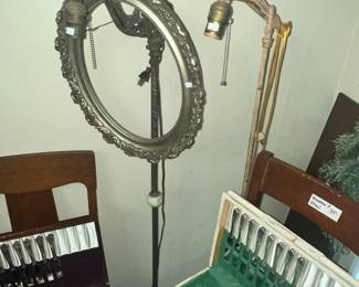 PAIR OF ART DECO FLOOR LAMPS