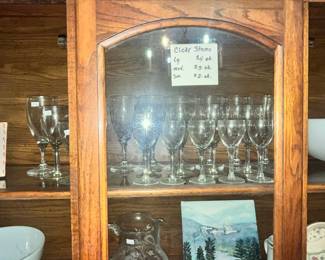 CLEAR STEMWARE IN 3 SIZES