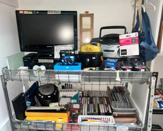 SMALL TV, BOOM BOX, CAMERAS & MORE