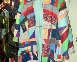 "COAT OF MANY COLORS" QUILT-COAT