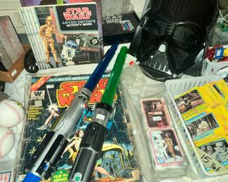 STAR WARS LIGHT SABERS & MORE RELATED