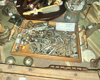 BOX FULL OF OLD BOTTLE OPENERS