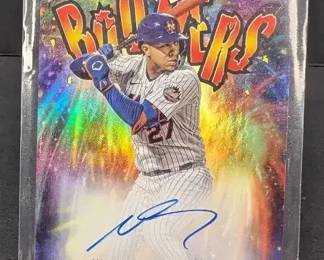 Mark Vientos Autographed Baseball Card