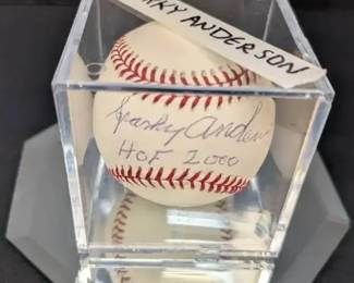Sparky Anderson Autographed Baseball Lot A