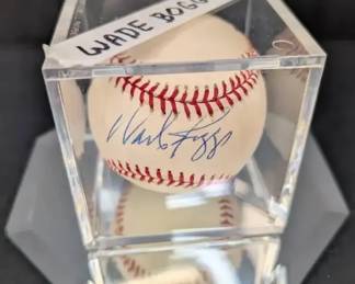 Wade Boggs Autographed Baseball with COA