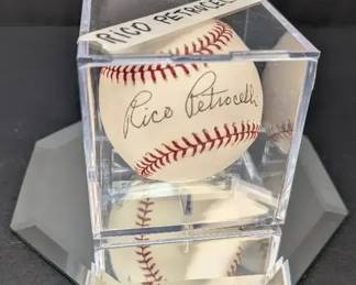 Rick Petrocelli Autographed Baseball