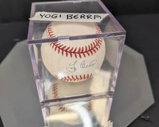 Yogi Berra Autographed Baseball