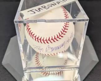 Jim Bunning Autographed Baseball
