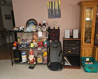 Holiday items and furniture