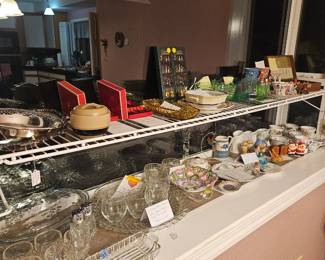 Vintage glassware