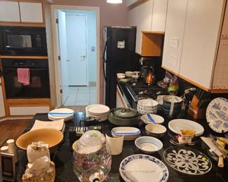Modern and Vintage dishware