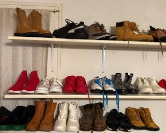 Shoes (Mainly Women’s 6&1/2 to 7’s) : MBT, Timberland Boots, Converse New in the Box, Sketchers NIB, Sorel, Chung Shi, Arcopedico Vegan Booties